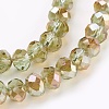 Electroplate Glass Beads Strands LS-GLAA-K027-HR-B03-3