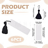 6Pcs Blank Kraft Paper Bookmark AJEW-TADJ0001-31F-3