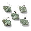 Natural Green Aventurine Pendants G-B127-05P-02-2