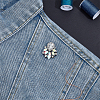 Glass Rhinestone Embroidery Sew on Ornament Accessories PATC-WH0021-070B-4