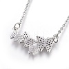 304 Stainless Steel Pendant Necklaces X-NJEW-O108-12P-2