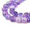 Imitation Jade Glass Beads Strands GLAA-P058-05A-04-3