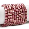 Natural Rhodonite Beads Strands X-G-G343-A01-2x4mm-2