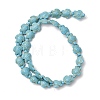 Synthetic Turquoise Dyed Beads Strands G-B184-D02-02-2