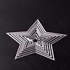 Star Frame Metal Cutting Dies Stencils DIY-WH0017-15-1
