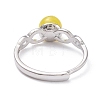 (Jewelry Parties Factory Sale)Adjustable Brass Finger Rings RJEW-K231-A06-2