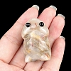 Natural Crazy Agate Carved Frog Figurines PW-WG73755-13-1