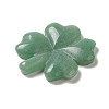 Natural Green Aventurine Carved Clover Figurines Statues for Home Office Tabletop Feng Shui Ornament DJEW-G044-01B-3