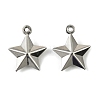 304 Stainless Steel Charms. Star Charm X-STAS-A190-05P-1