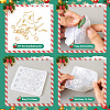  2Pcs 2 Style Christmas Snowman & Bell & Tree & Star Pendant Silicone Molds DIY-TA0005-91-4