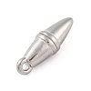 Non-Tarnish 304 Stainless Steel Pendants STAS-Z077-02P-2