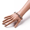 Natural Agate Chip Beads Stretch Bracelets BJEW-JB05765-01-3