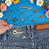 10Pcs 10 Styles Alloy Large Safety Pins JEWB-GA0001-55-4