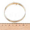 Two Tone 304 Stainless Steel Multi-strand Bangles BJEW-K271-02GP-5