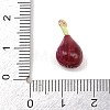 Fruit Alloy Enamel Pendants ENAM-P264-02E-G-4