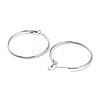 Non-Tarnish Ring 304 Stainless Steel Hoop Earrings for Women Men EJEW-B049-02F-P-2