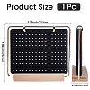 Felt with Iron Display Stands with Wood Base for Brooch ODIS-SC0001-11-2