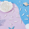 100Pcs ABS Plastic Imitation Shell Pearl Beads KY-HY0001-21-2