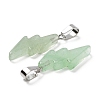 Natural Green Aventurine Pendants G-C057-01P-02-3