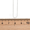 1MM Brass Box Chain Adjustable Slider Necklaces KK-H533-09A-S-5