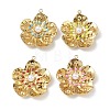 304 Stainless Steel Enamel Pendants STAS-C179-02G-1