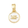 Brass Charms KK-E798-01C-G-1