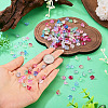 160Pcs 8 Colors Electroplate Glass Beads EGLA-TA0030-12-6