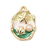 Alloy Enamel Pendants PALLOY-K020-21LG-01-1