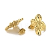 Golden 304 Stainless Steel Stud Earrings EJEW-Z033-01A-2