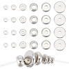 180Pcs 6 Styles 202 Stainless Steel Spacer Beads Sets STAS-AR0001-67-1