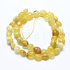 Natural Yellow Opal Beads Strands G-E483-63A-2