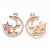 Alloy Enamel Pendants ENAM-S121-062A-1