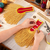 Polyester Tassel Epaulettes AJEW-WH0481-519C-02-3