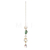 Brass & Crystal Suncatchers LS-HJEW-G018-04B-G-1