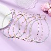 Dyed Natural Freshwater Shell Column & Faceted Rondelle Glass Beaded Necklaces for Women NJEW-JN06050-1