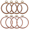 8Pcs 2 Styles Plastic Cross Stitch Embroidery Hoops DIY-CP0012-37-6