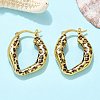 Brass Hoop Earrings EJEW-Q015-12A-G-1