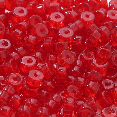 Transparent Colours Glass Seed Beads X-SEED-E001-T3x6mm-02-1