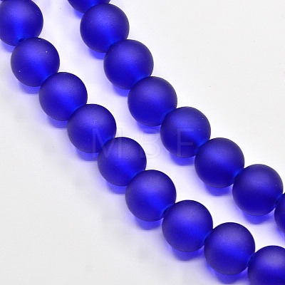 Transparent Glass Bead Strands GLAA-S031-4mm-09-1