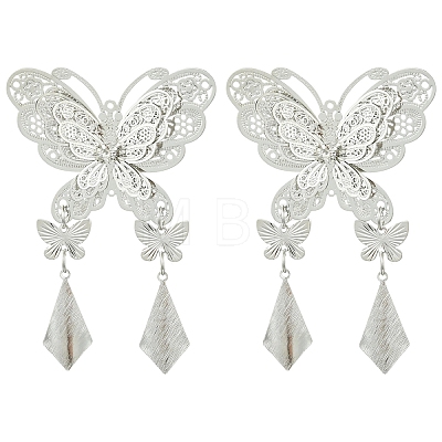 2Pcs Brass Pendants HJEW-YW00466-03-1