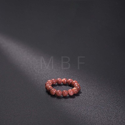 Synthetic Goldstone Stretchy Finger Rings FS-WG01730-36-1