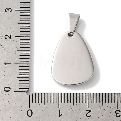 Non-Tarnish 304 Stainless Steel Pendants STAS-Z075-21P-1