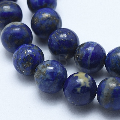 Natural Lapis Lazuli Beads Strands G-E483-17-6mm-1