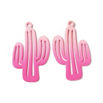 Spray Painted Alloy Charms PALLOY-P291-19M-03-1