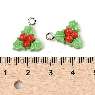 Christmas Theme Opaque Resin Pendants RESI-S08-02N-1