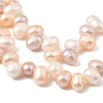 Natural Cultured Freshwater Pearl Beads Strands PEAR-I007-04F-01B-1