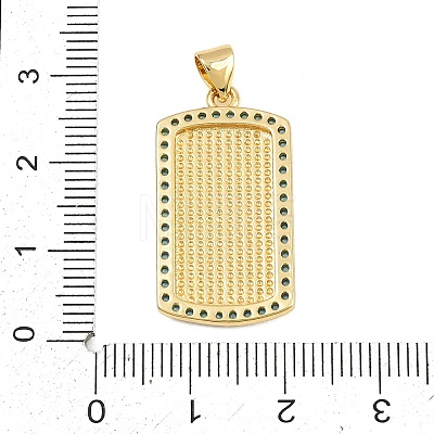 Brass Micro Pave Sky Blue Cubic Zirconia Pendants CU-CBA4A93-02E-G-1