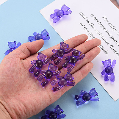 Transparent Acrylic Beads MACR-S373-01B-936-1