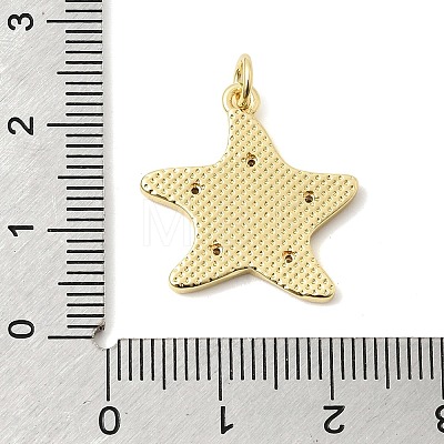 Brass Micro Pave Clear Cubic Zirconia Pendants KK-Z160-18G-02-1