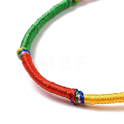 Polyester Braided String Cord Bracelet BJEW-I306-01A-1